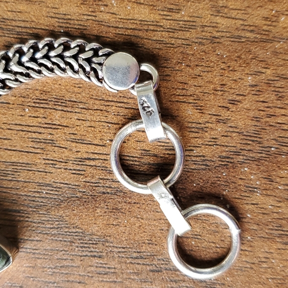 New Kambaba Jasper 925 Silver Bracelet. - Picture 6 of 15